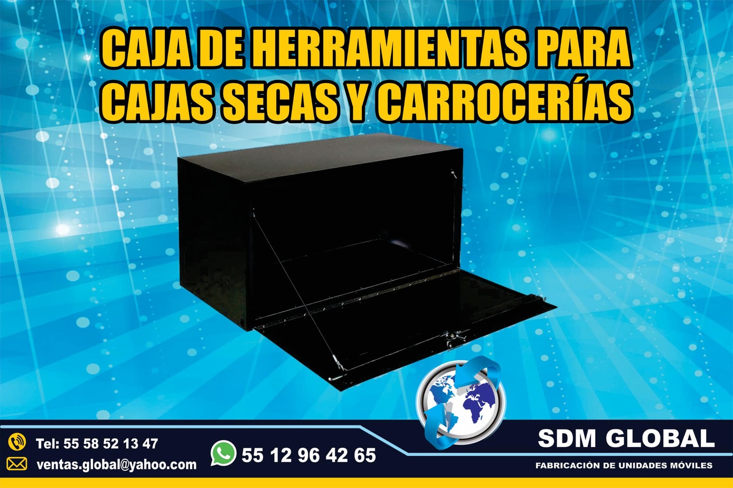 Venta de Caja de herramientas para cajas secas y carrocerias plataformas remolques