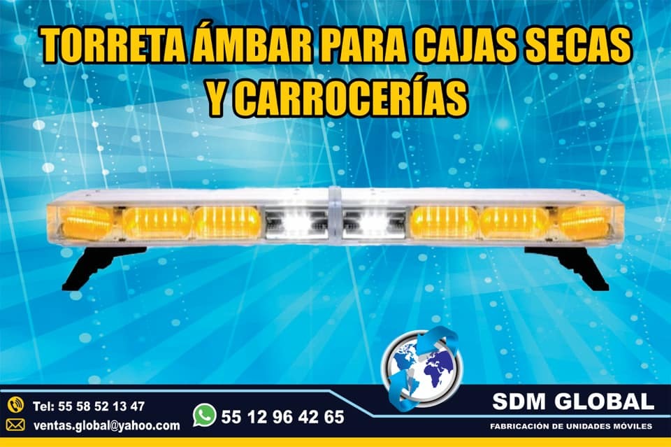 Venta de Torreta leds para cajas secas y carrocerias plataformas remolques