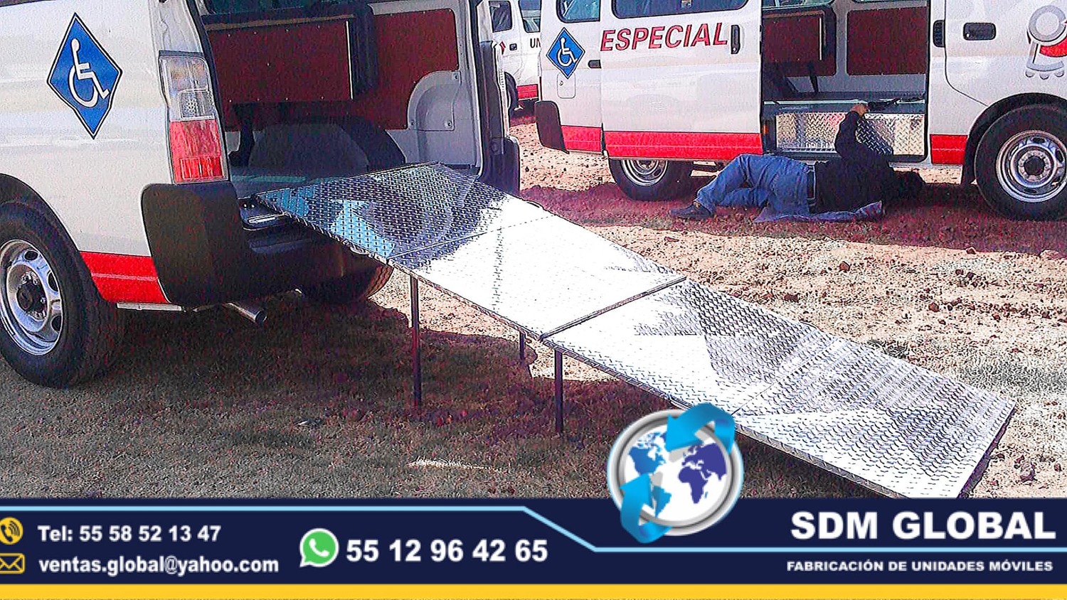 Venta de unidades para traslado de discapasitados