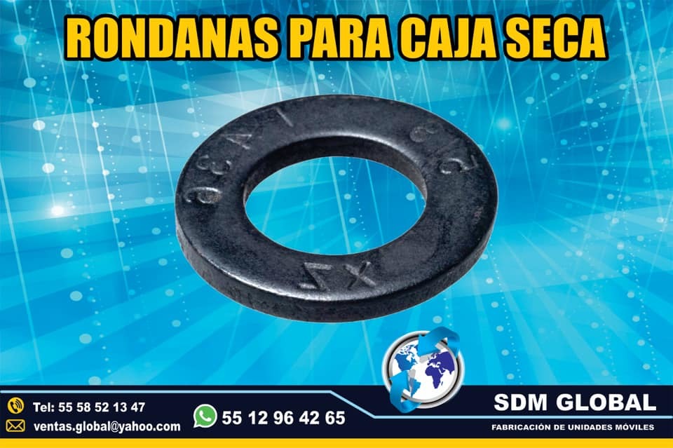 Venta de Rondanas para cajas secas y carrocerias plataformas remolques