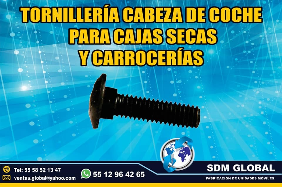 Venta de Tornillos para cajas secas y carrocerias plataformas remolques